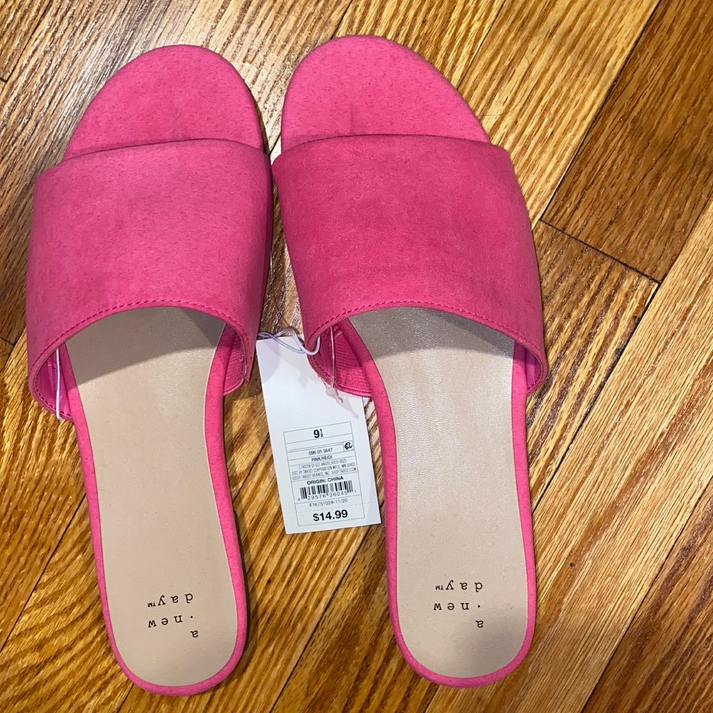 Pink sandals